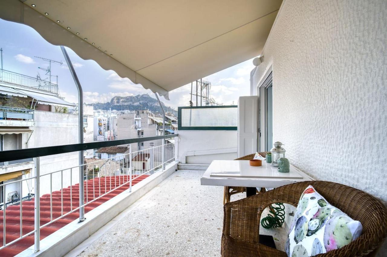 The Cactus Apartment With Large Sunny Balcony أثينا المظهر الخارجي الصورة