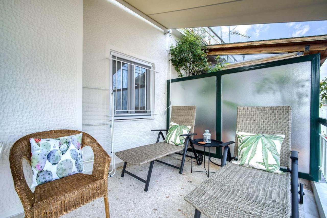 The Cactus Apartment With Large Sunny Balcony أثينا المظهر الخارجي الصورة